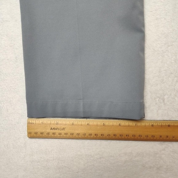 Adidas Pants Mens 32x32 Gray Golf Chino Slim Microfiber Polyester Pockets Flat - Picture 11 of 12